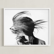 "Movement" - Art Print in Carbon by Kaitie Bryant - Framed