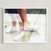 "Traction" - Art Print in All Star by Sasquatch Mansfield - Framed