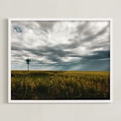 "U Road" - Art Print in Color by Matt Schriock - Framed