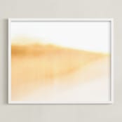 "Golden Grace" - Art Print in Golden Sun by Jennifer Squires - Framed