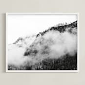 "Changes" - Art Print in black and white by Tania Medeiros - Framed