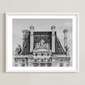 "Paris Vieux" - Art Print in Gris by Lindsay Ferraris Photography - Framed