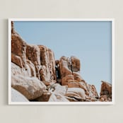 "Upward" - Art Print in Desert by Ilze Lucero - Framed