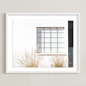 "Ballroom 2" - Art Print in White by Haley Warner - Framed