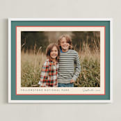 "Ribbon Frame: Landscape Framed Photo" - Framed Photo in Holly Sprig by Carolyn MacLaren - Framed