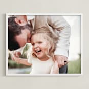"The Big Picture: Father's Day Framed Photo" - Framed Photo in White by Minted - Framed