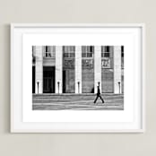 "Array" - Art Print in Urban Noir by Van Tsao - Framed