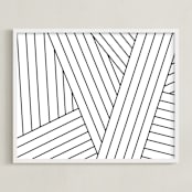 "Tension (Landscape)" - Art Print in Black and White by Jaime Derringer - Framed