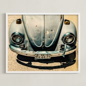 "Old little VW" - Art Print in vw old by Mely D Lozano - Framed