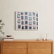"Windows" - Art Print in Light Pink by Igor - In a Room