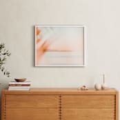 "isla obscura I" - Art Print in coral by Kamala Nahas - In a Room