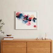"Bloom Mixer" - Art Print in Sapphire Blue by Three Kisses Studio - In a Room