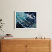 "Oceana" - Art Print in Ocean Blue by Alice Lin - In a Room