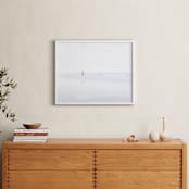 "September West" - Art Print in Fog Blue by Krissy Bengtson - In a Room