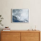 "Iron Sky" - Art Print in Iron grey/blue by Teodora Guererra - In a Room