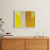 "Hues" - Art Print in Yellows by Jen Florentine - In a Room