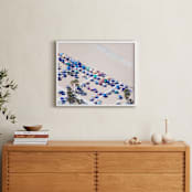 "Umbrella Club" - Art Print in Deep Blue by Caroline Mint - In a Room