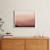 "Sunset at Aguereberry Point " - Art Print in Sunset Copper by Marker Girl - In a Room