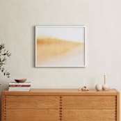 "Golden Grace" - Art Print in Golden Sun by Jennifer Squires - In a Room