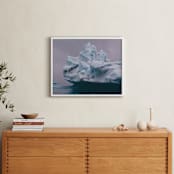 "Jökulsárlón" - Art Print in Glacier by Kaitlin Rebesco - In a Room