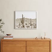 "Dusty Cacti" - Art Print in Dust by Lisa Assenmacher - In a Room
