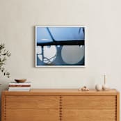 "Blue Hour Bokeh I" - Art Print in Blue Dusk by Lee Dunnie - In a Room