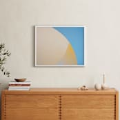"Escape Routes #6" - Art Print in Blue Sunset by Massimiliano Massimo Borelli - In a Room