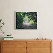 "Pathway" - Art Print in Forest by Carol Schiraldi - In a Room