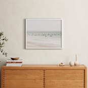 "Next To You In Malibu" - Art Print in Seascape Green by Summer Strauch - In a Room