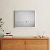 "Flight" - Art Print in Grey by Stephanie Sherman - In a Room