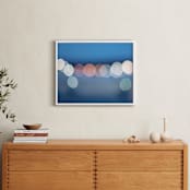 "Blue Hour Bokeh II" - Art Print in Blue Hour by Lee Dunnie - In a Room