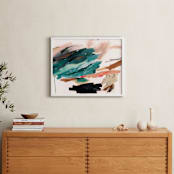 "Don't Rush Me" - Art Print in Teal by Lauren Packard - In a Room
