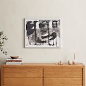 "Slowmotionary" - Art Print in Black by Misty Hughes - In a Room
