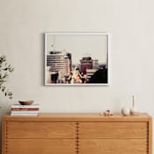 "Capitol Records at dusk" - Art Print in Sunset by Vera Mladenovic - In a Room