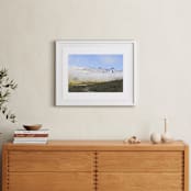 "The day begins 2" - Art Print in Sky Blue by Eliane Lamb - In a Room