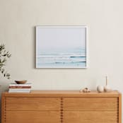 "The Sunday Blues" - Art Print in Turquoise Blue by Summer Strauch - In a Room