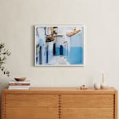 "The Neighborhood" - Art Print in Moroccan Blue by Annie Montgomery - In a Room