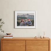 "The Big Picture: Holiday Framed Photo" - Framed Photo in White by Minted - In a Room