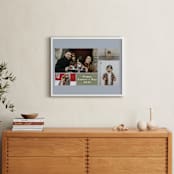 "Modern Collage Four Photo: Framed Photo" - Framed Photo in Vintage by elithing - In a Room