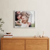 "The Big Picture: Father's Day Framed Photo" - Framed Photo in White by Minted - In a Room