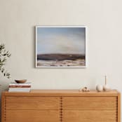 "Llano Winds" - Art Print in Sky Blue by Megan Kelley - In a Room