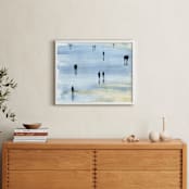 "Nostalgia" - Art Print in Blue sea by Lulaloo - In a Room