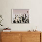 "Summer Cactus" - Art Print in pastel palette by Wilder California - In a Room