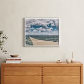 "Beyond the Ordinary" - Art Print in Sage Brush Blue by Gabrial Reising - In a Room