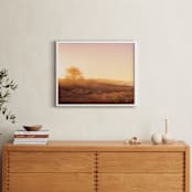 "Up for the sunrise, California coast" - Art Print in Morning blush by Jacquelyn Sloane Siklos - In a Room