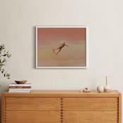 "Rose Surf Air" - Art Print in Rose Quartz by Annie Seaton - In a Room