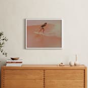 "Rose Surf King" - Art Print in Rose Quartz by Annie Seaton - In a Room