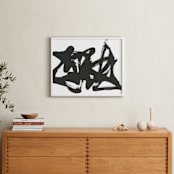 "Invocation" - Art Print in Charcoal by Stephanie Nowotarski - In a Room
