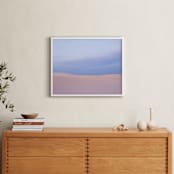 "Pink Sand Dunes" - Art Print in Sand Pink by Kathy Van Torne - In a Room