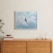 "Seaside #27" - Art Print in Calm Blue by Tal Paz-Fridman - In a Room